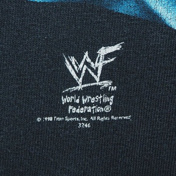 WWE VTG 1998 Stone Cold Steve Austin "Bad to the Bonz" Wrestling T-Shirt Men's L - Picture 6 of 10